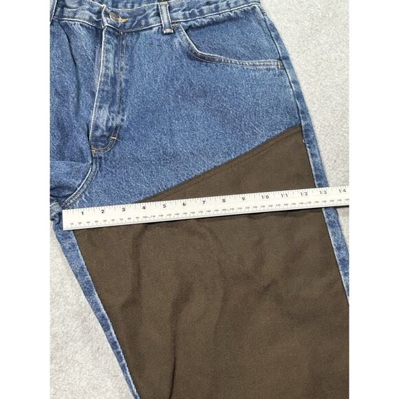 Wrangler Pro Gear Jeans Mens W34 L30 Upland Canvas Brush Guard Hunting Hiking - Picture 7 of 16